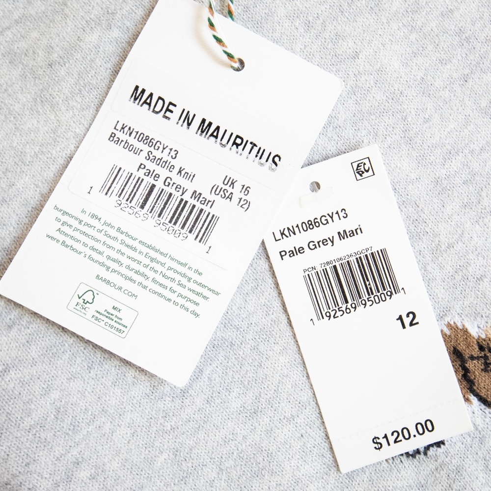 NWT Barbour Women's Mari Crew Sweater - Picture 8 of 11